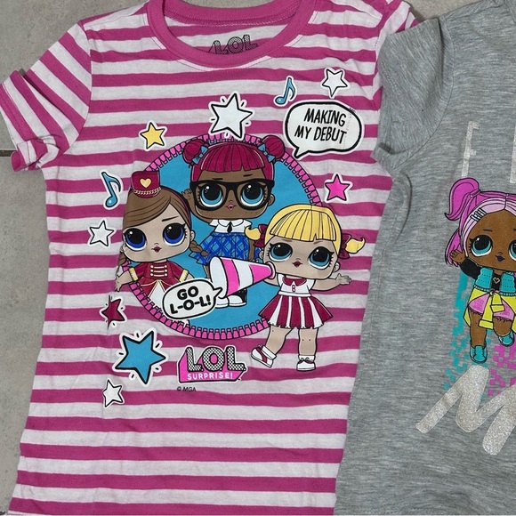 LOL Surprise Girls Casual T-shirts size M(8).‎ - Picture 3 of 5